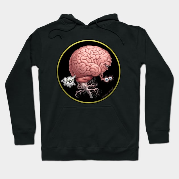 Brain Fart Hoodie by BeveridgeArtworx